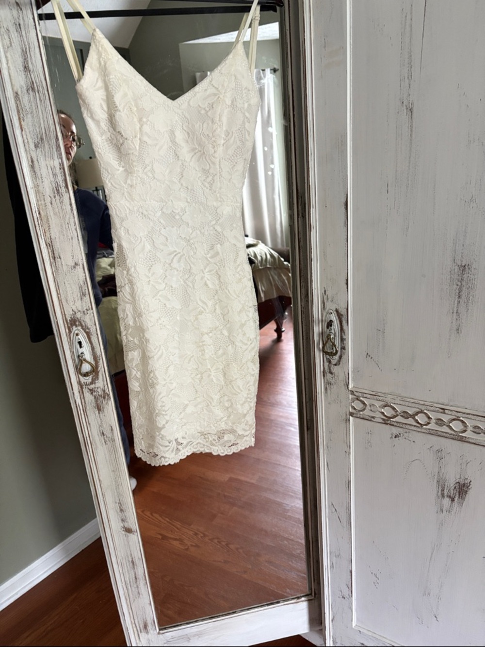 Windsor Ivory Lace Mini Slip Dress